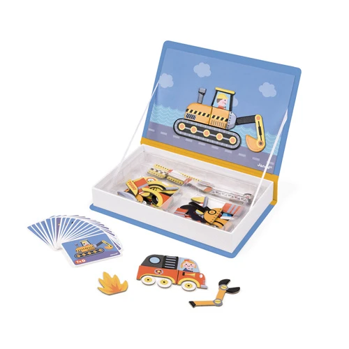 Janod Magneetboek Voertuigen 2 Janod Magneetboek Voertuigen - Afbeelding 2