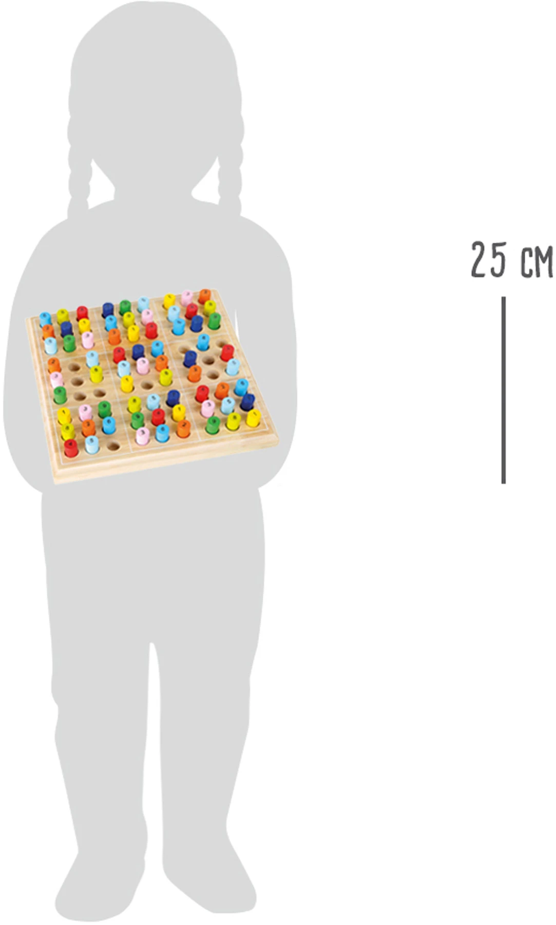 Small Foot Sudoku Groot Gekleurd Hout 4 Small Foot Sudoku Groot Gekleurd Hout - Afbeelding 4