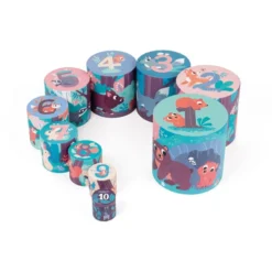 Janod Stapeltoren Bosdieren 8 Janod Stapeltoren Bosdieren -Speelgoed Winkel image 1093