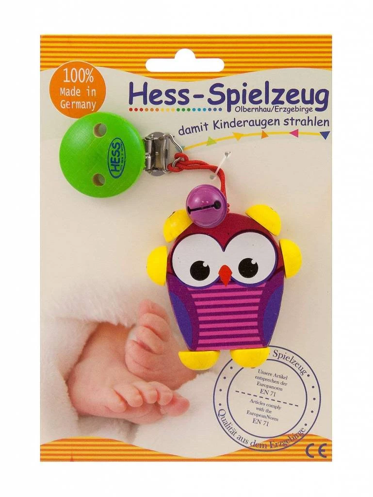 Hess Clipfiguur Uil Paars 2 Hess Clipfiguur Uil Paars - Afbeelding 2