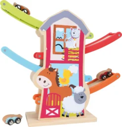 Small Foot Knikkerbaan Boerderij Hout