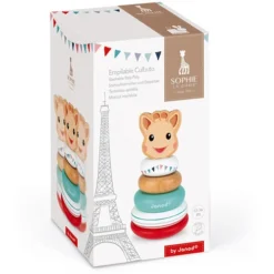 Janod Stapeltuimelaar Sophie De Giraf 7 Janod Stapeltuimelaar Sophie De Giraf -Speelgoed Winkel image 1144