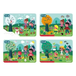 Janod Magneetboek 4 Seizoenen 8 Janod Magneetboek 4 Seizoenen -Speelgoed Winkel image 1147