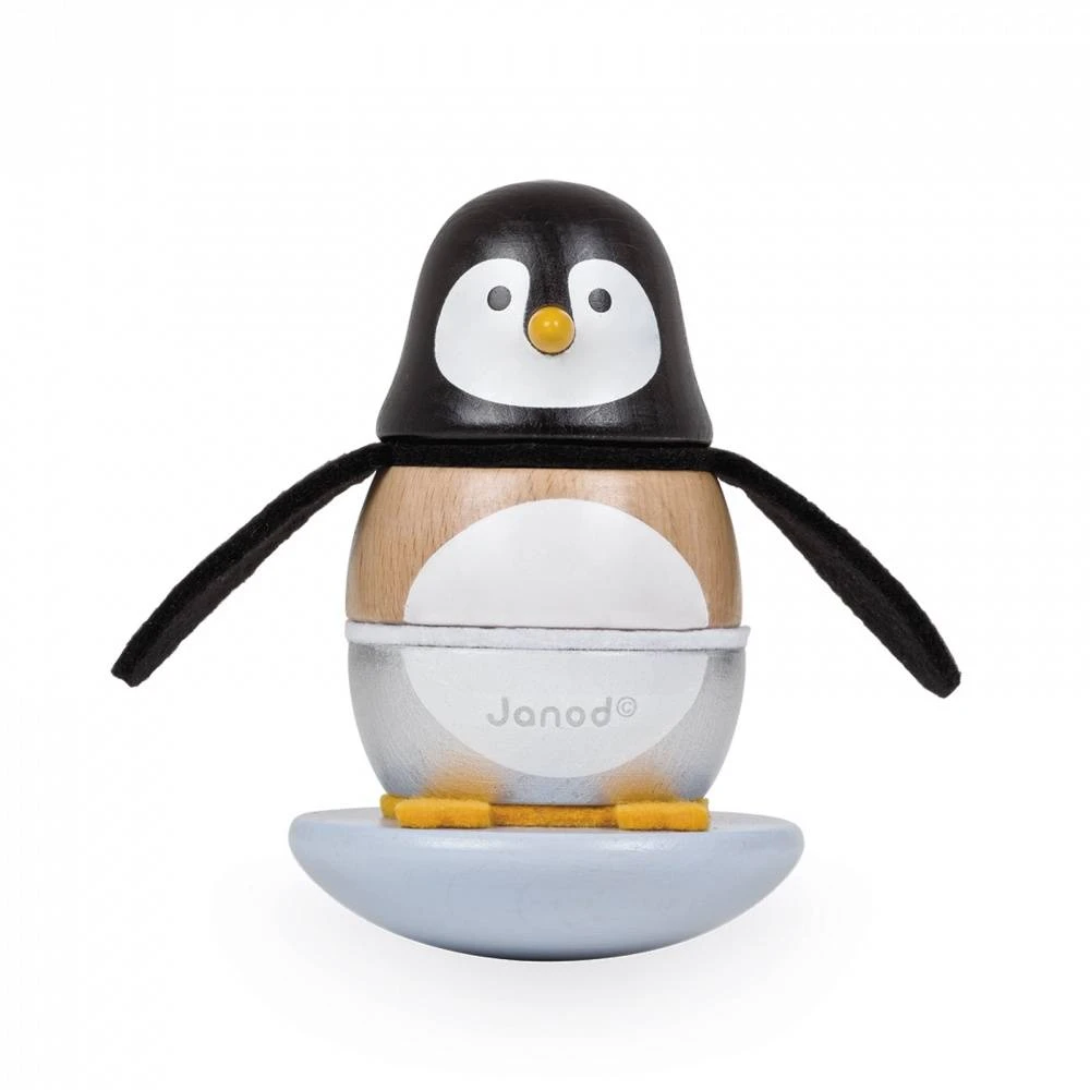 Janod Stapelfiguur Stapeltuimelaar Pinguin 1 Janod Stapelfiguur Stapeltuimelaar Pinguin