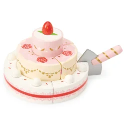Le Toy Van Strawberry Wedding Cake -Speelgoed Winkel image 1252