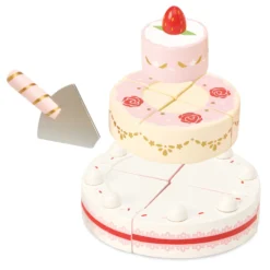 Le Toy Van Strawberry Wedding Cake -Speelgoed Winkel image 1253