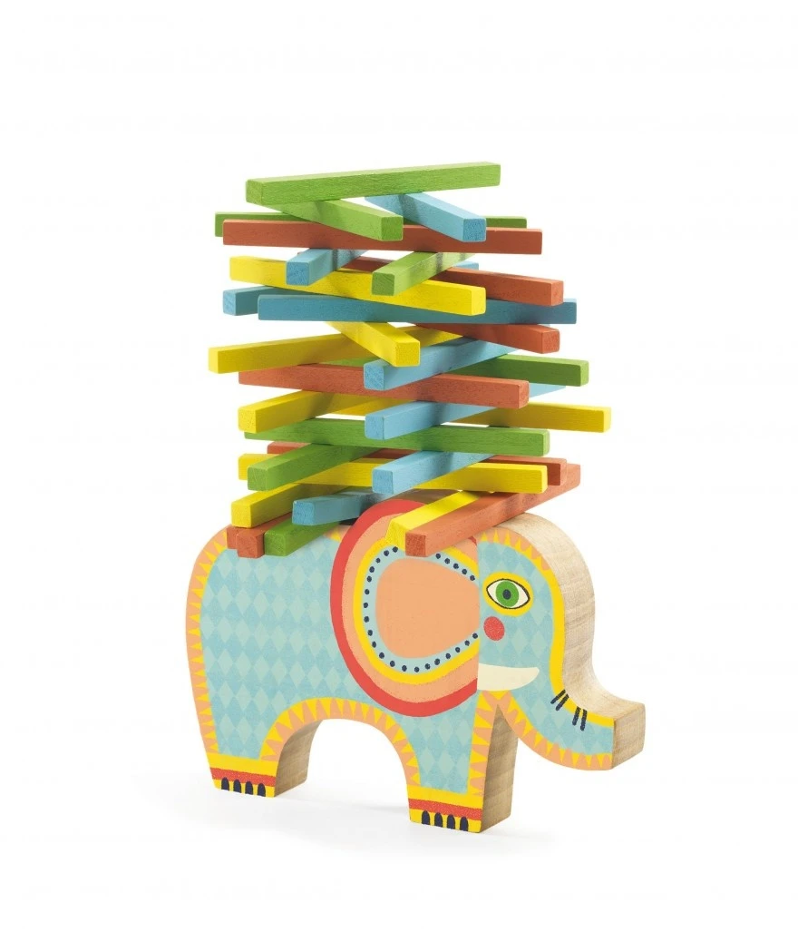Djeco Balanceerspel Olifant 1 Djeco Balanceerspel Olifant