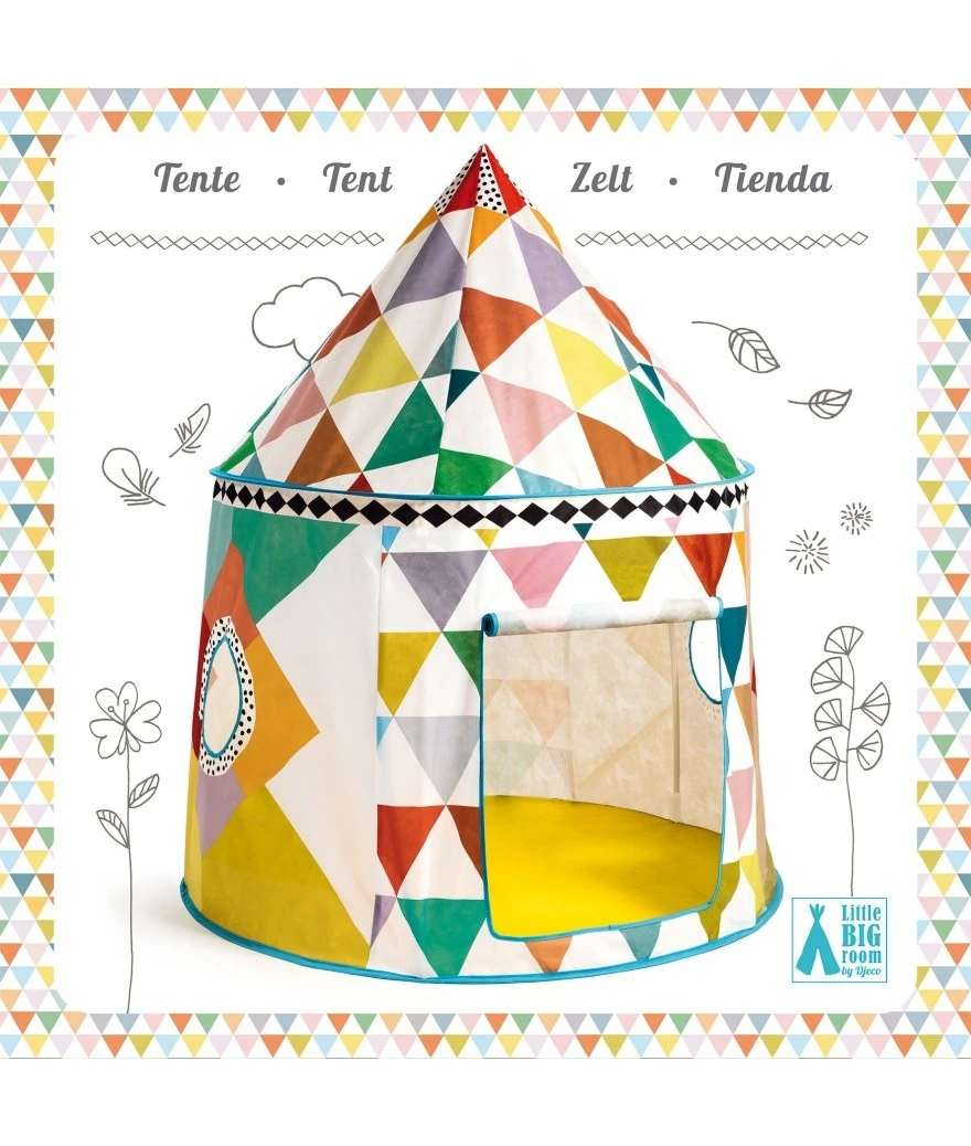 Djeco Speeltent Multicolore 3 Djeco Speeltent Multicolore - Afbeelding 3