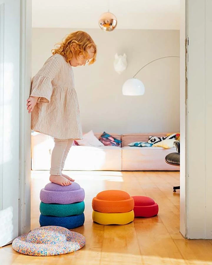 Stapelstein Classic Rainbow Bundle 6+1 Board Confetti 2 Stapelstein Classic Rainbow Bundle 6+1 Board Confetti - Afbeelding 2