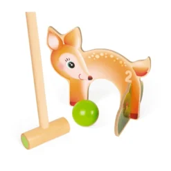 Janod Croquet Bosdieren Hout -Speelgoed Winkel image 1437