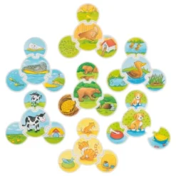 GOKI Puzzel Spel Dieren
