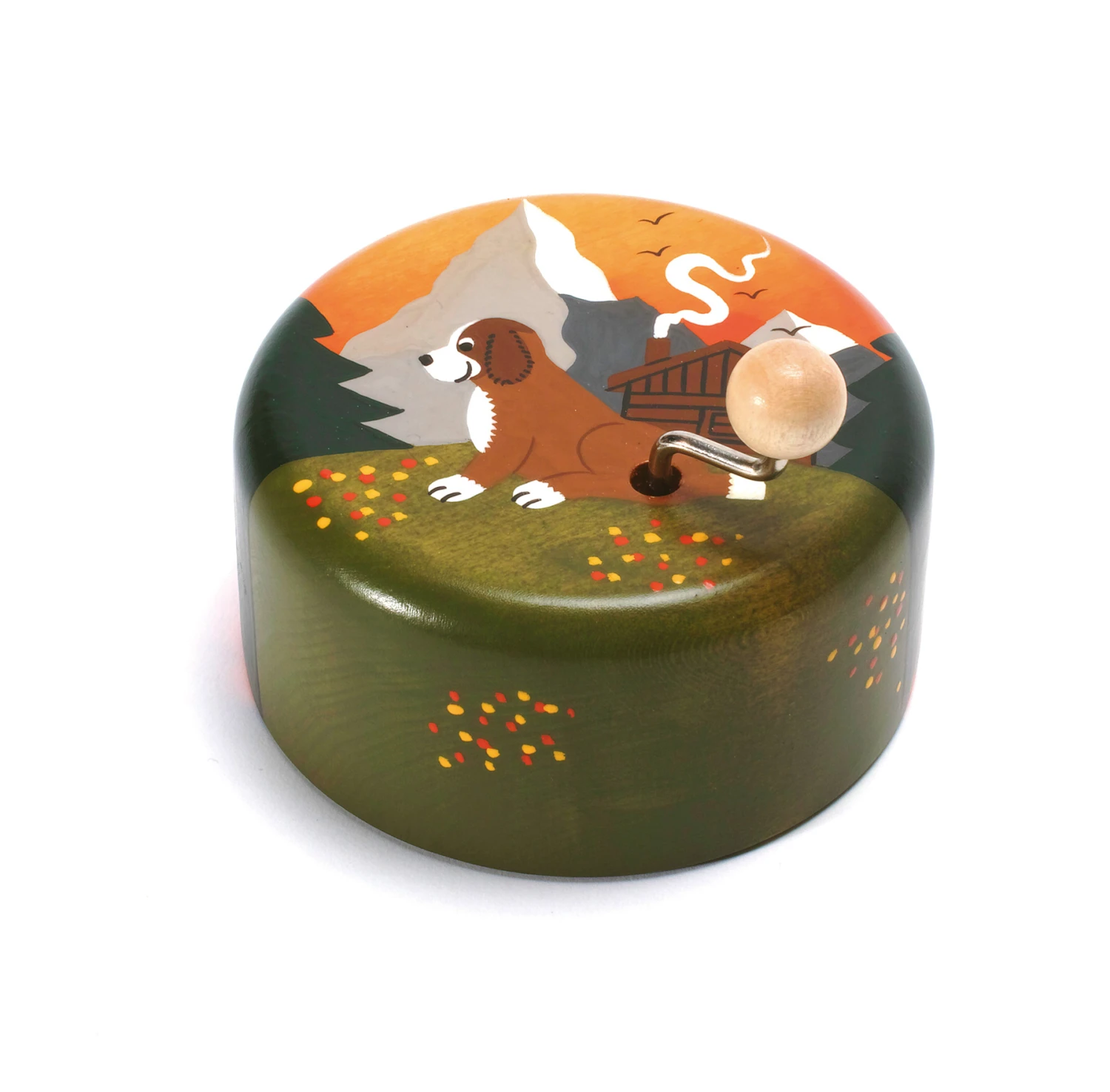 Weizenkorn Muziekdoos Sint Bernard Hout 1 Weizenkorn Muziekdoos Sint Bernard Hout