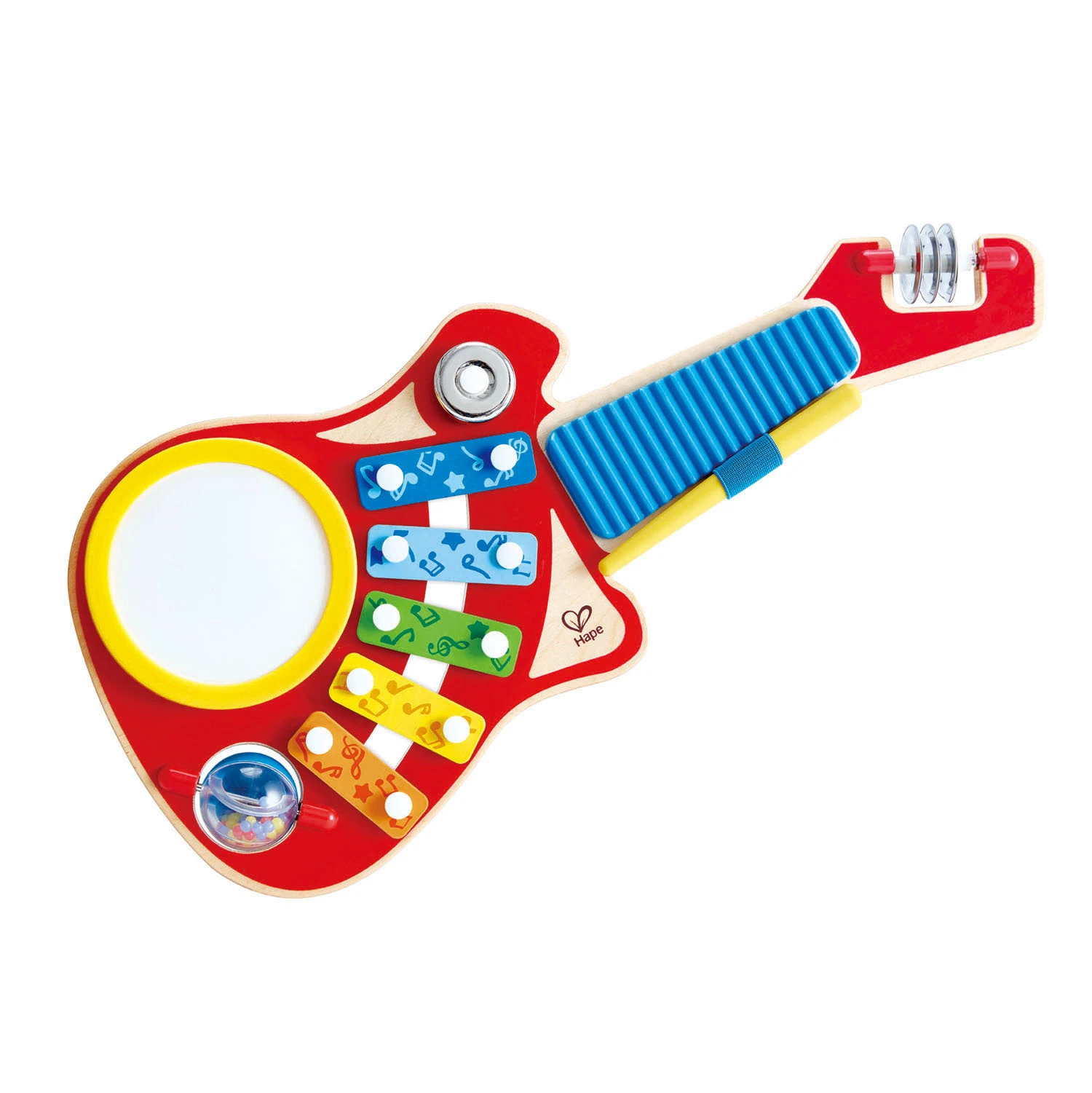 Hape Muziekinstrument 6 In 1 1 Hape Muziekinstrument 6 In 1