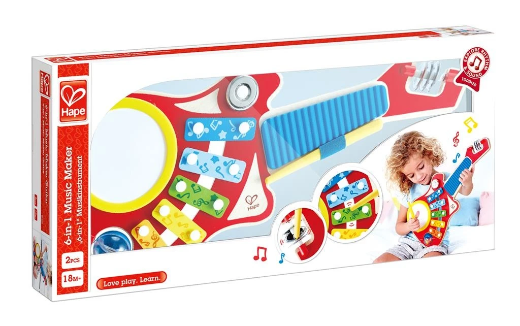 Hape Muziekinstrument 6 In 1 4 Hape Muziekinstrument 6 In 1 - Afbeelding 4