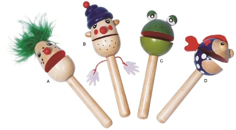 GOKI Klapperdieren Hoofd 2 GOKI Klapperdieren Hoofd - Afbeelding 2