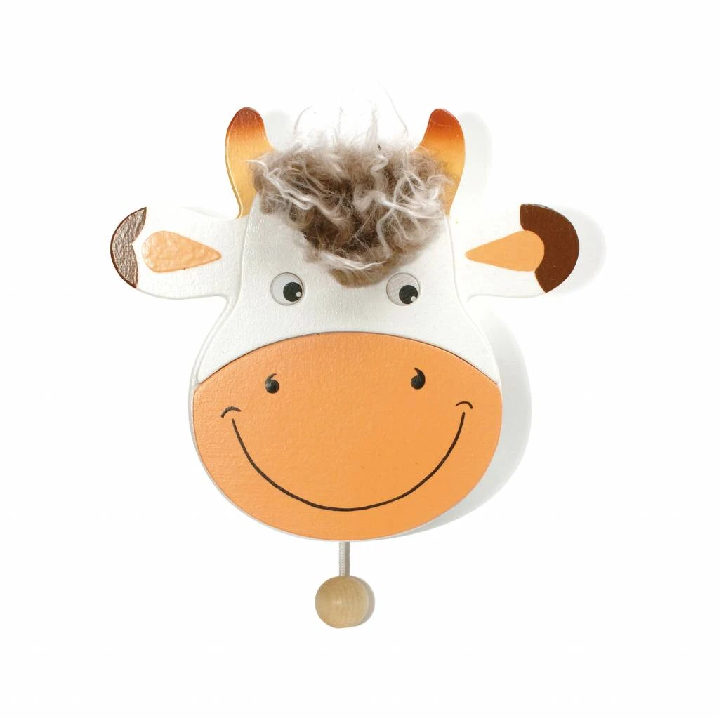 Weizenkorn Muziekdoos Wand 3D Koe Hout 1 Weizenkorn Muziekdoos Wand 3D Koe Hout