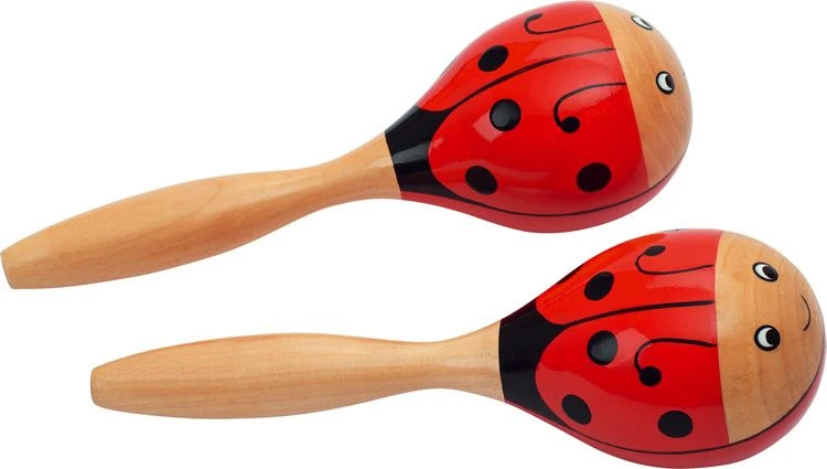 GOKI Sambaballen Maracas Lieveheersbeestje 2 GOKI Sambaballen Maracas Lieveheersbeestje - Afbeelding 2