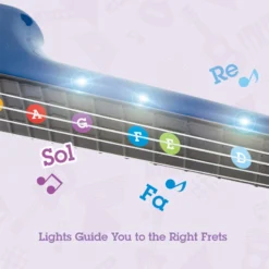 Hape Learn With Lights Ukulele Blue -Speelgoed Winkel image 1672