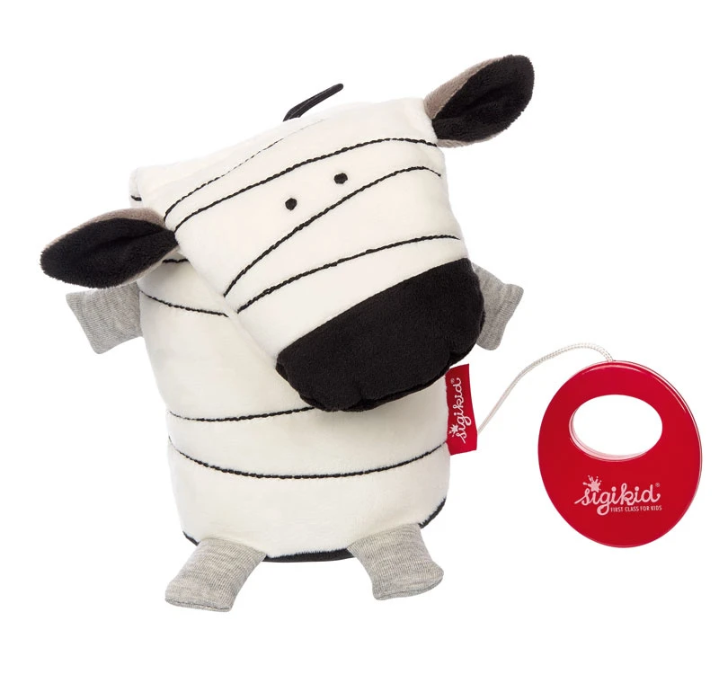 Sigikid Knuffel Zebra Muziekknuffel Urban Baby Edition 2 Sigikid Knuffel Zebra Muziekknuffel Urban Baby Edition - Afbeelding 2
