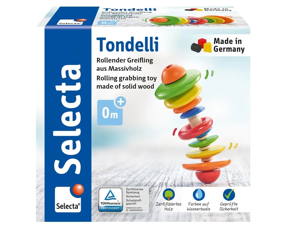 Selecta Tondelli Rollende Rammelaar 3 Selecta Tondelli Rollende Rammelaar - Afbeelding 3