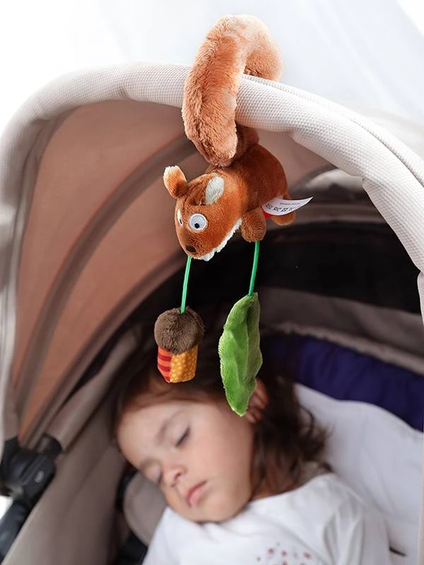 Sigikid Knuffel Cliphanger Eekhoorn 2 Sigikid Knuffel Cliphanger Eekhoorn - Afbeelding 2