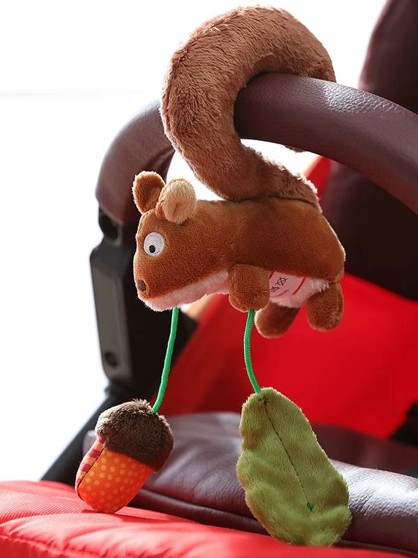 Sigikid Knuffel Cliphanger Eekhoorn 3 Sigikid Knuffel Cliphanger Eekhoorn - Afbeelding 3