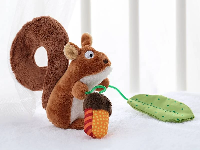 Sigikid Knuffel Cliphanger Eekhoorn 4 Sigikid Knuffel Cliphanger Eekhoorn - Afbeelding 4