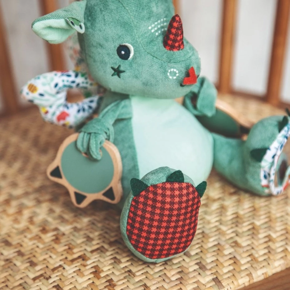 Lilliputiens Multi Activiteitendraak Joe 2 Lilliputiens Multi Activiteitendraak Joe - Afbeelding 2