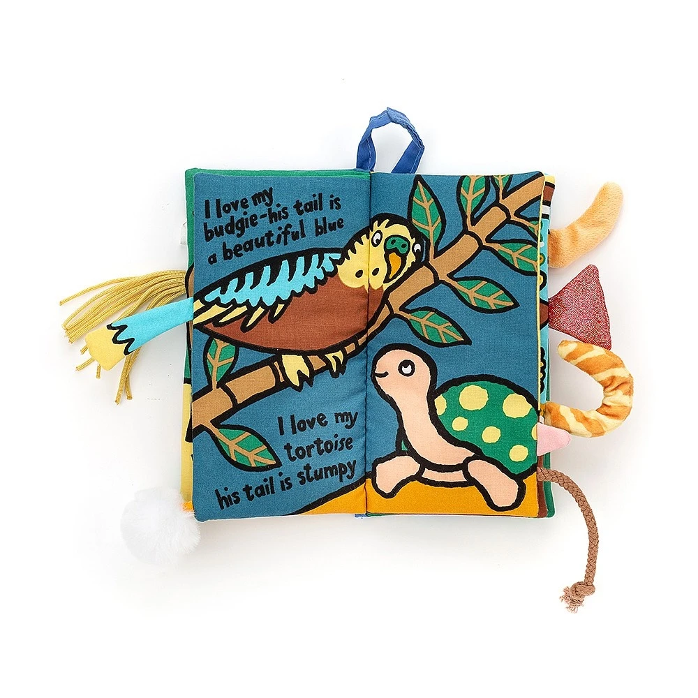 Jellycat Knisperboek Staartenboek Pet Tails 2 Jellycat Knisperboek Staartenboek Pet Tails - Afbeelding 2