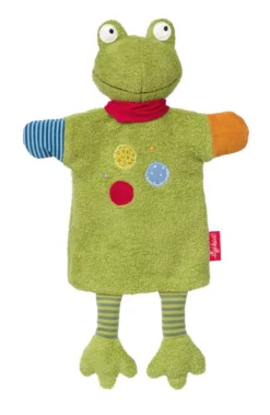 Sigikid Knuffeldoek Handpop Flecke Frog