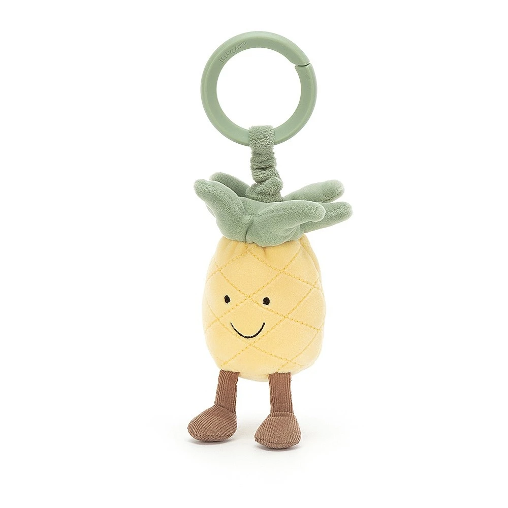 Jellycat Knuffel Bibberknuffel Ananas Amuseable Pineapple Jitter 2 Jellycat Knuffel Bibberknuffel Ananas Amuseable Pineapple Jitter - Afbeelding 2