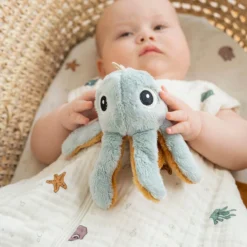 Done By Deer Knuffel Rammelaar Jelly Blue -Speelgoed Winkel image 2087