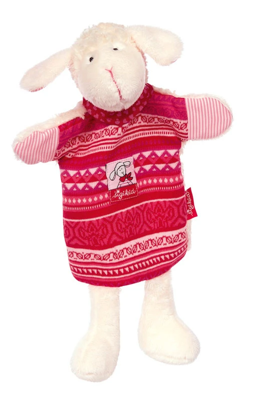 Sigikid Knuffeldoek Handpop Schnuggi Schaap 2 Sigikid Knuffeldoek Handpop Schnuggi Schaap - Afbeelding 2