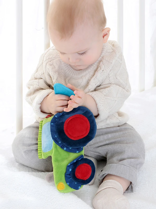 Sigikid Knuffeldoek Knisperdoek Tractor 4 Sigikid Knuffeldoek Knisperdoek Tractor - Afbeelding 4