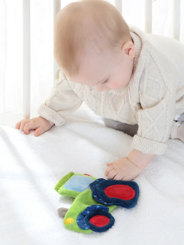 Sigikid Knuffeldoek Knisperdoek Tractor 5 Sigikid Knuffeldoek Knisperdoek Tractor - Afbeelding 5