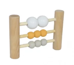 Pellianni Telraam Rammelaar Mosterdgeel Hout