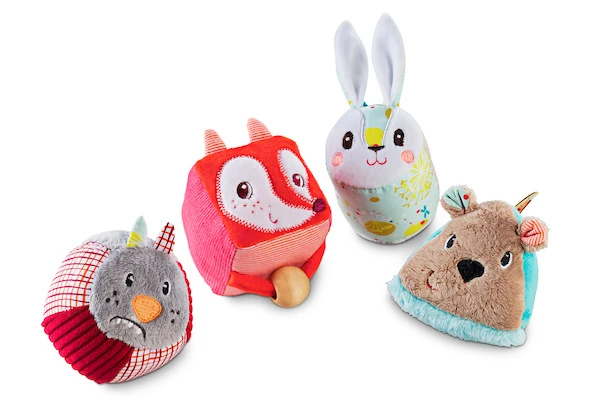 Lilliputiens Knuffelspeelgoed Bosdieren Set 4-delig 1 Lilliputiens Knuffelspeelgoed Bosdieren Set 4-delig