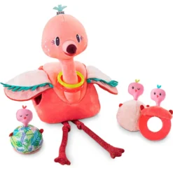 Lilliputiens Knuffel Flamingo Anaïs En Haar Baby's