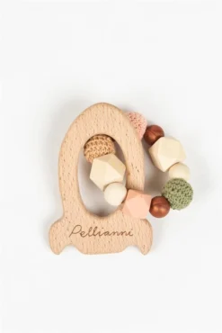 Pellianni Bijtring Rammelaar Raket Herfst Hout