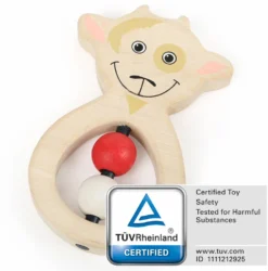 Small Foot Grijpfiguur Grijpring Geit Hout