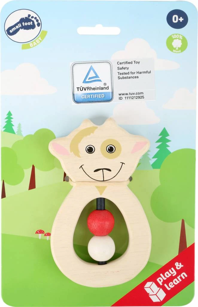 Small Foot Grijpfiguur Grijpring Geit Hout 3 Small Foot Grijpfiguur Grijpring Geit Hout - Afbeelding 3