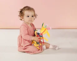 Lilliputiens Knuffel Rammelaar Giraf Zia Dansend -Speelgoed Winkel image 2450