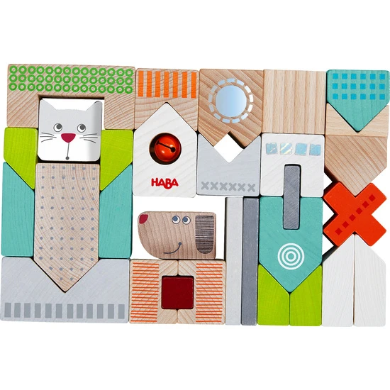 Haba Bouwstenen - Hond En Kat (31 Delen) 2 Haba Bouwstenen - Hond En Kat (31 Delen) - Afbeelding 2