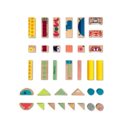 Lilliputiens Blokken Jungle Houten Stapelblokken -Speelgoed Winkel image 2478