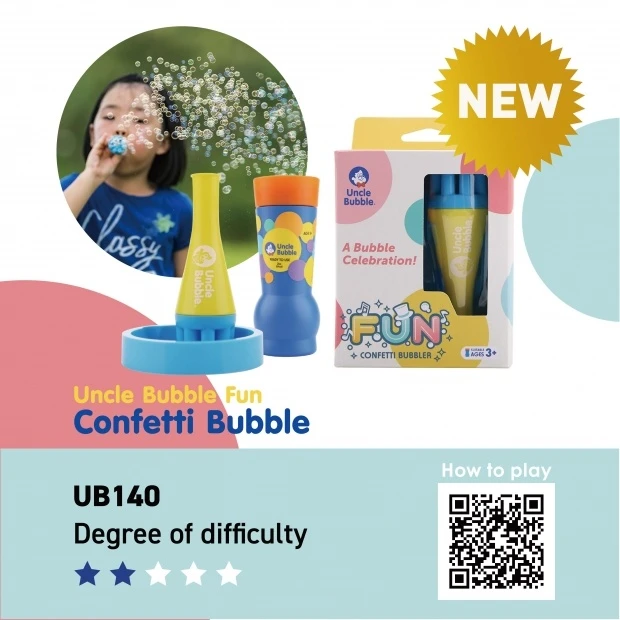 Uncle Bubble Bellenblaas Confetti Bubbels 6 Uncle Bubble Bellenblaas Confetti Bubbels - Afbeelding 6