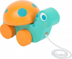 Small Foot Trekfiguur Schildpad Hout