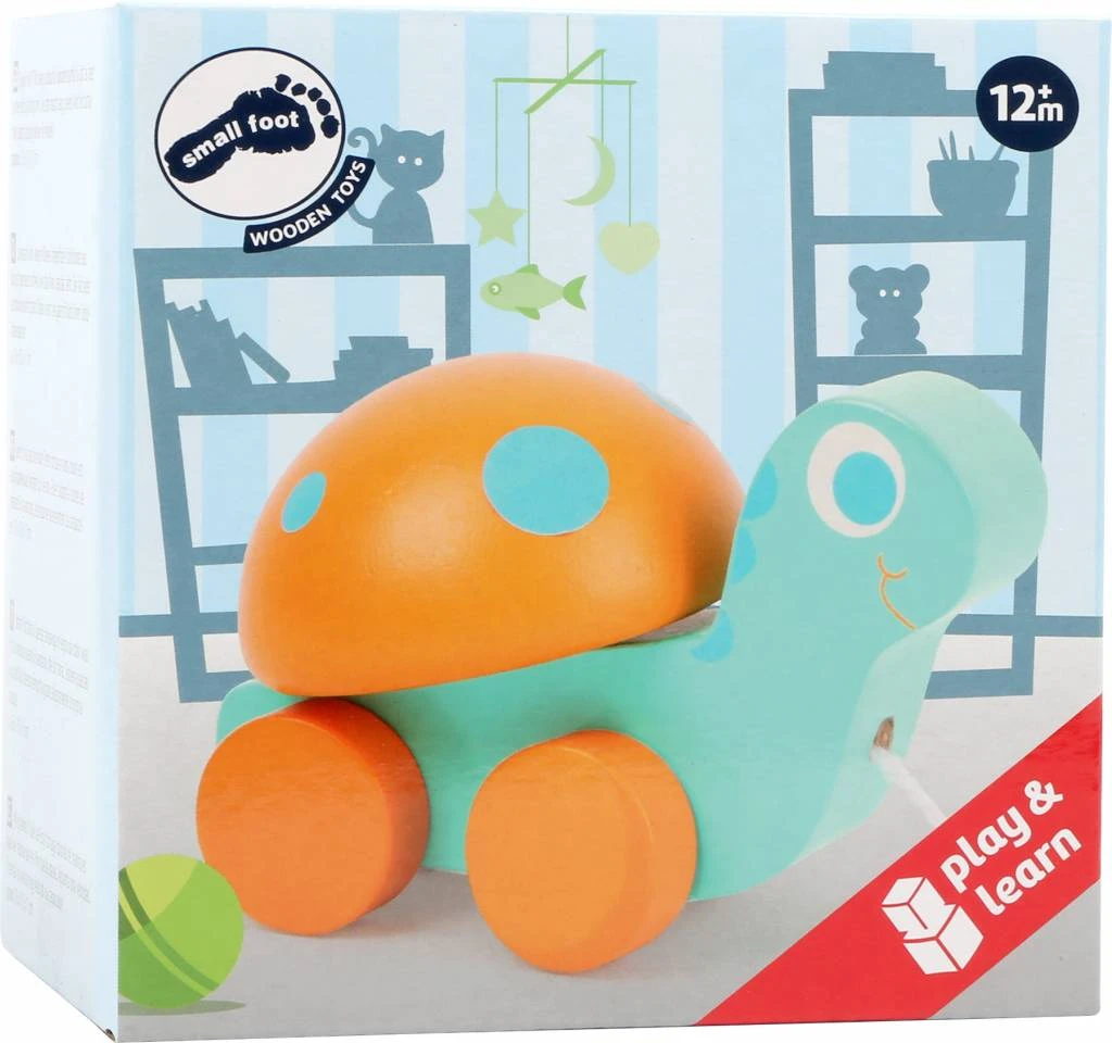 Small Foot Trekfiguur Schildpad Hout 3 Small Foot Trekfiguur Schildpad Hout - Afbeelding 3