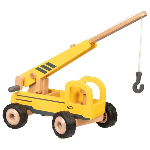 GOKI Mobiele Kraan Hout 2 GOKI Mobiele Kraan Hout - Afbeelding 2