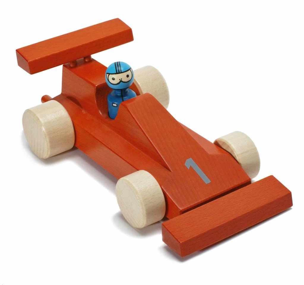 Weizenkorn Auto Racewagen Hout 2 Weizenkorn Auto Racewagen Hout - Afbeelding 2