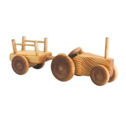 Debresk Tractor Met Aanhanger Klein Hout